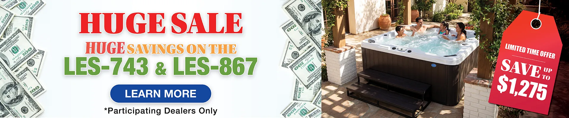 Calspas hot tub being used in a family setting - Fort Collins